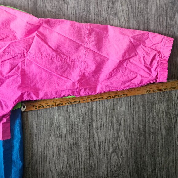 Prince Colorblock Nylon Windbreaker Pullover Jacket – Unisex Large - Picture 4 of 8